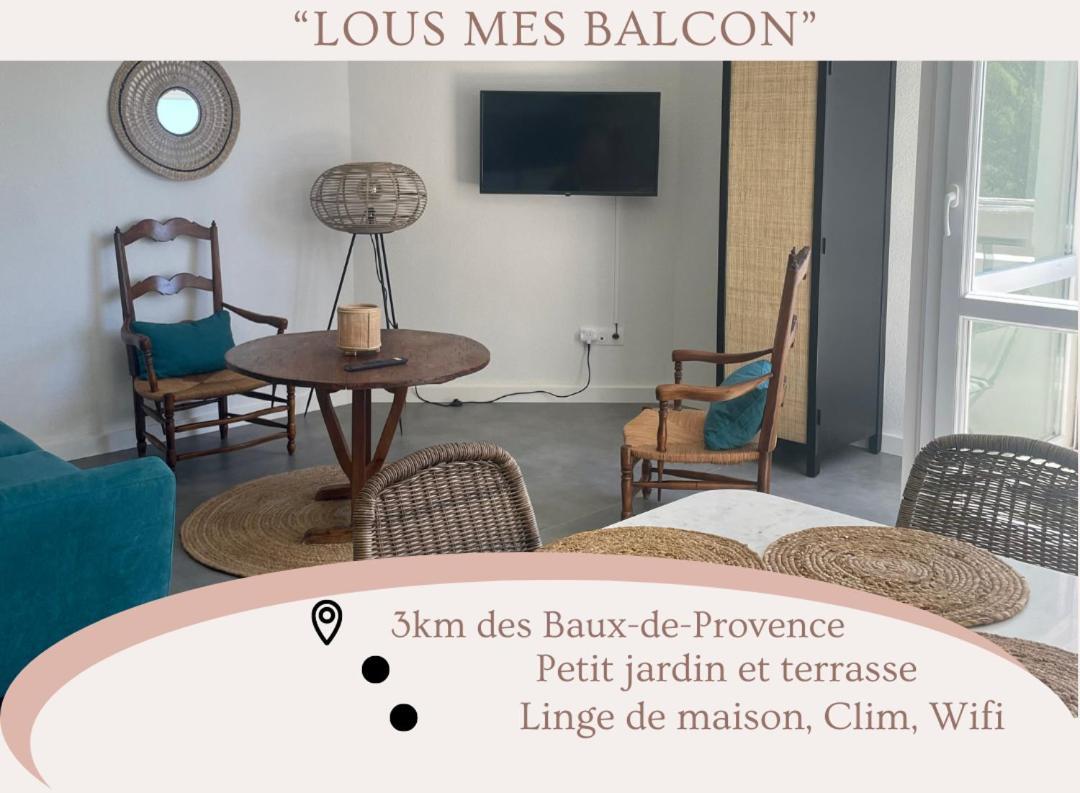 "Lou Mes" Les Baux Balcon Les Baux-de-Provence Exterior foto